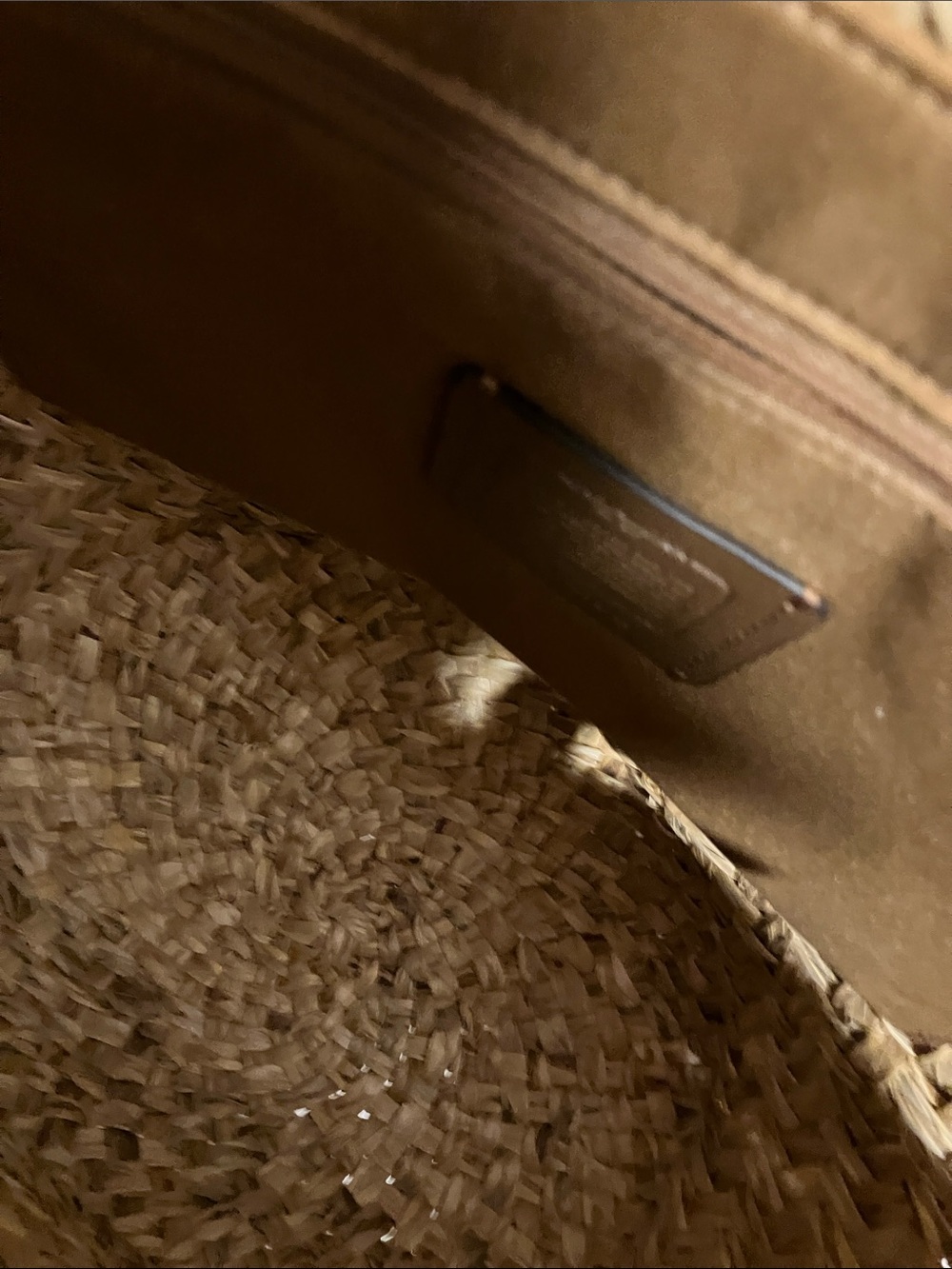 COACH Straw Tote Chic Summer Shoulder Bag - Picture 5 of 8
